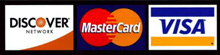Seattle Hardwood Flooring Installation and Repair visa, mastercard, Discover Logo